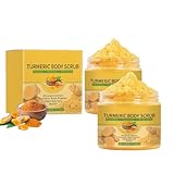 Kurkuma-Körperpeeling, natürliches Körperpeeling für Tiefenreinigung, Entfernung abgestorbener...
