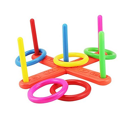Giveme5 Children Toys Rope Quoits Hoopla Set Ring Toss Hoop La Game for Outdoor/Indoor activity - //coolthings.us