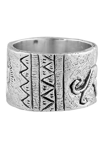 Bague Hommes argent sterling 925 motif Lion's Eye le cadeau idéal pour homme au style sauvage