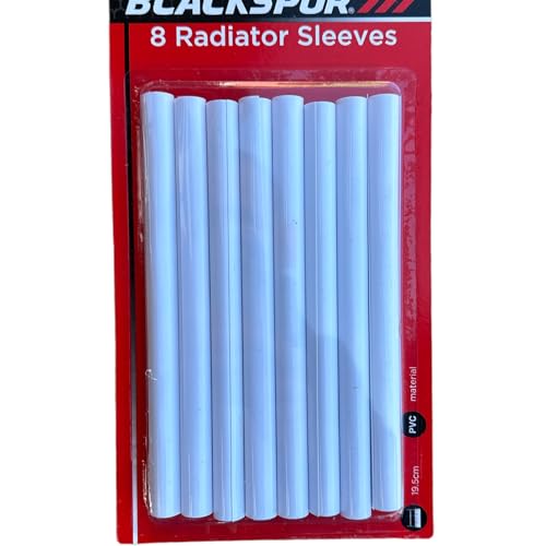 QUAILITAS Radiator Pipe Covers Sleeves [Pack of 8] 15mm White Radiator Sleeves for Covering the Radiator Pipes PVC Heat-Resistant & Durable Plumbing Accessories