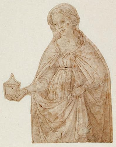 Impression d'art Maria Magdalene Verrocchio pour Décoration Murale de Salon Élégant