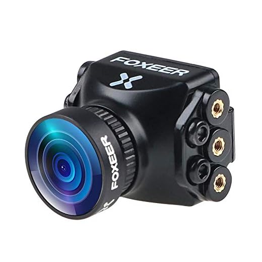 FPV Camera Foxeer Razer Mini Cam 1200TVL 2.1mm Lens 4:3 FOV 125 Degree PAL NTSC Switchable for Racing Drone Black