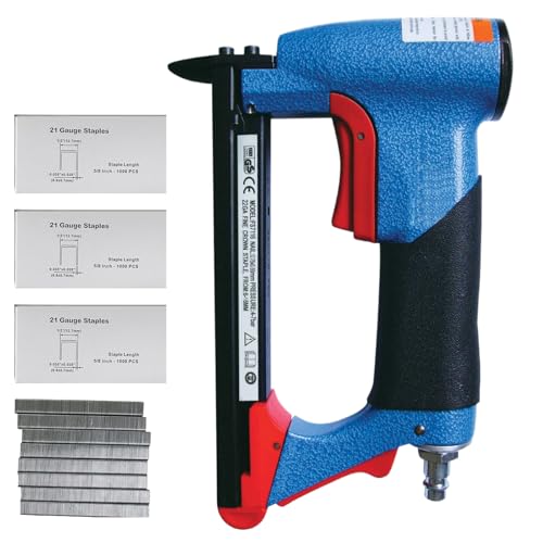 Cloueuse pneumatique à points - Agrafeuse résistante de 4 à 8 , extracteur de clous pneumatique, pour plinthes, moulures, meubles, sols, bricolage, tissus...