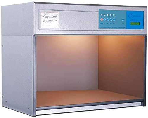 HFBTE Color Assessment Cabinet Color Matching Cabinet D65 TL84 UV F 4 Light Source Box with 110V/220V Voltage