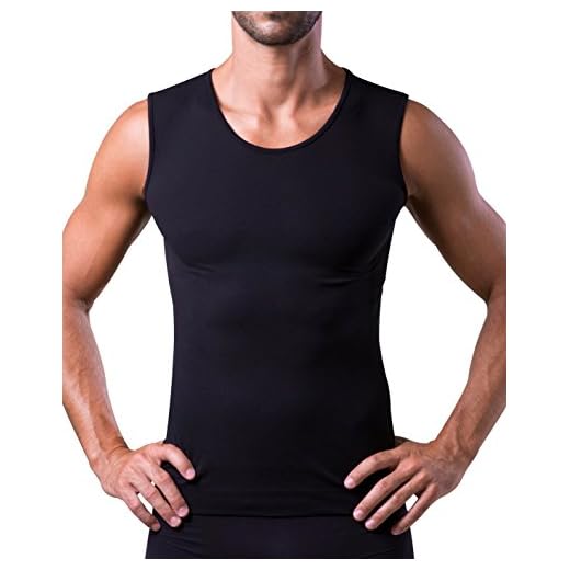 Dr.Walt - Chaleco Interior Hombre con Hilos técnicos Deportivos para Uso Diario, térmico, Ultraligero y bacteriostático, sin Costuras e Invisible Debajo de la Camisa o el Polo.