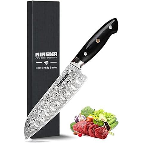 AIRENA Santoku Knife - 7 Inch Ultra Sharp Cover