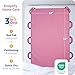 Improvia Positioning Bed Pad, with 8 Reinforced Handles, Quick-Drying, Washable, Waterproof, for Lifting, Turning, Transfering, Elderly and Incontinence Patients (Pink, Pack of 2)
