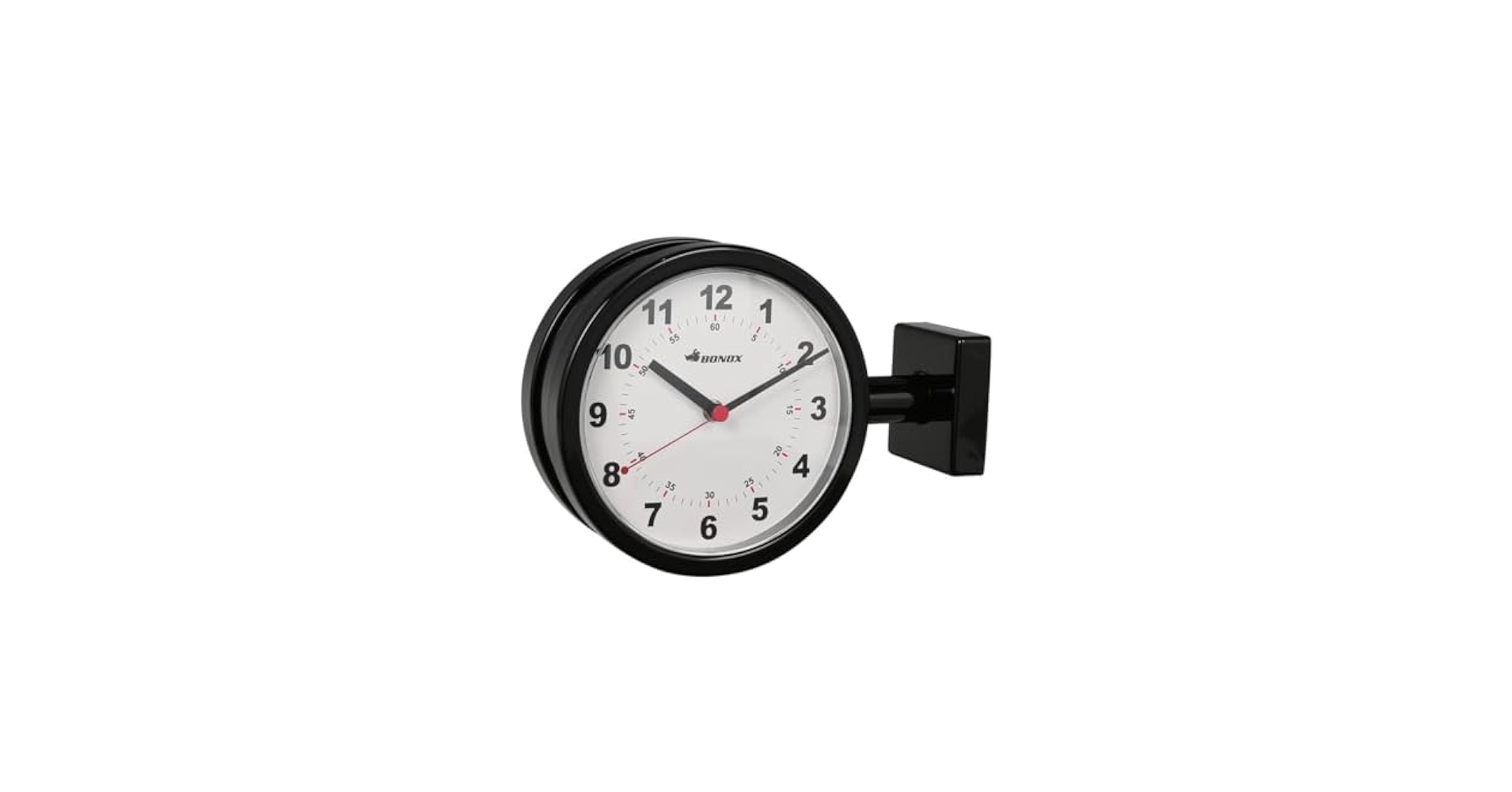 【Dulton】掛時計（S624-659BK） Amazon.com: Dulton S624-659BK Double Face Clock, Black