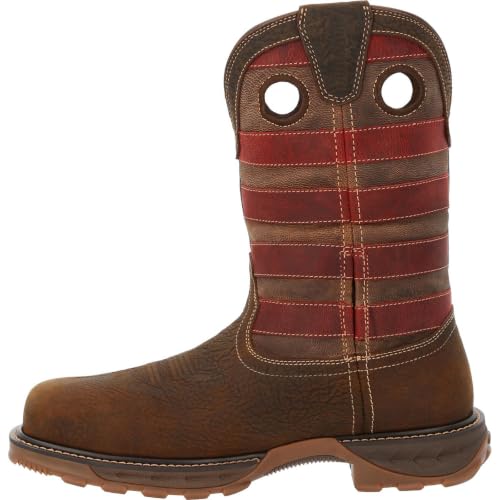 Durango Bota masculina Maverick XP Western, Bandeira vintage marrom casca, 9 Wide