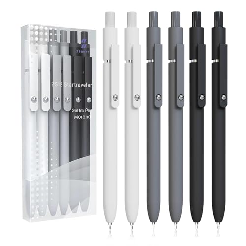Cadeaux pour femme stylos mignons lot de 6 stylos gel esthétiques pour bureau