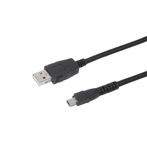 Miniatura 2 de ECS Cable rizado USB tipo A a USB Mini A con bloqueo, cable de micrófono sin enredos para Philips SpeechMike Premium y Touch, cable de repuesto