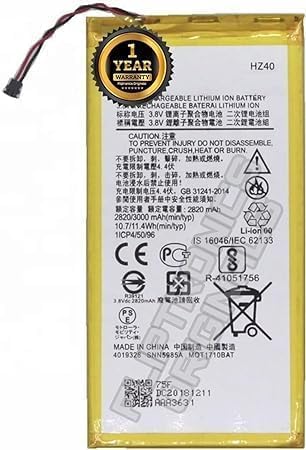 Image of HZ40 Battery for Motorola Z2 Play, XT1710-06, XT1710-08, XT1710-09, XT1710-11 Battery with 1 Year Warranty**** (X48)