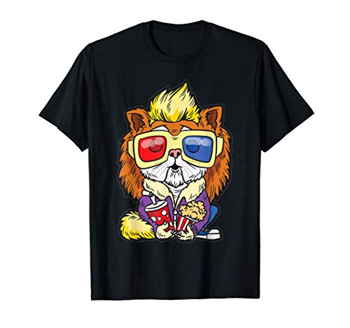Gato persa | Amante de las películas de cine Camiseta