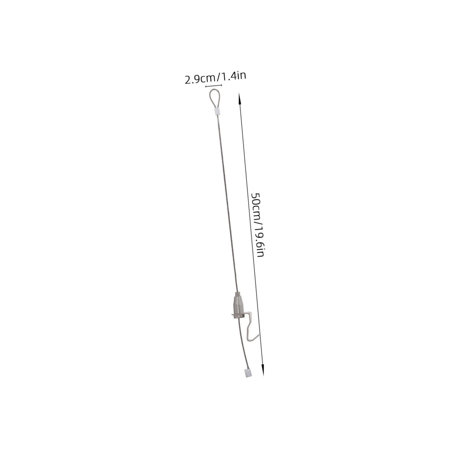 Kit 10 Set Ganci per Quadri in Acciaio Inox Regolabili, Filo Appendi Quadri Resistente Argento, Facile da Installare per Esposizioni Artistiche e Decorazioni Muro