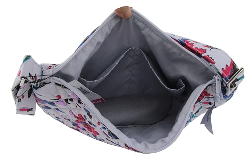Vera Bradley Bucket Crossbody Bag in Cotton, Vineyard Floral3