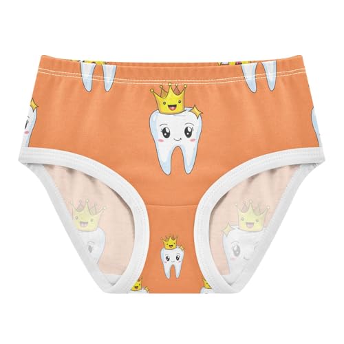 Cute Teeth Crowns Stars Toddler Girls's Underwear 2T 202c1304