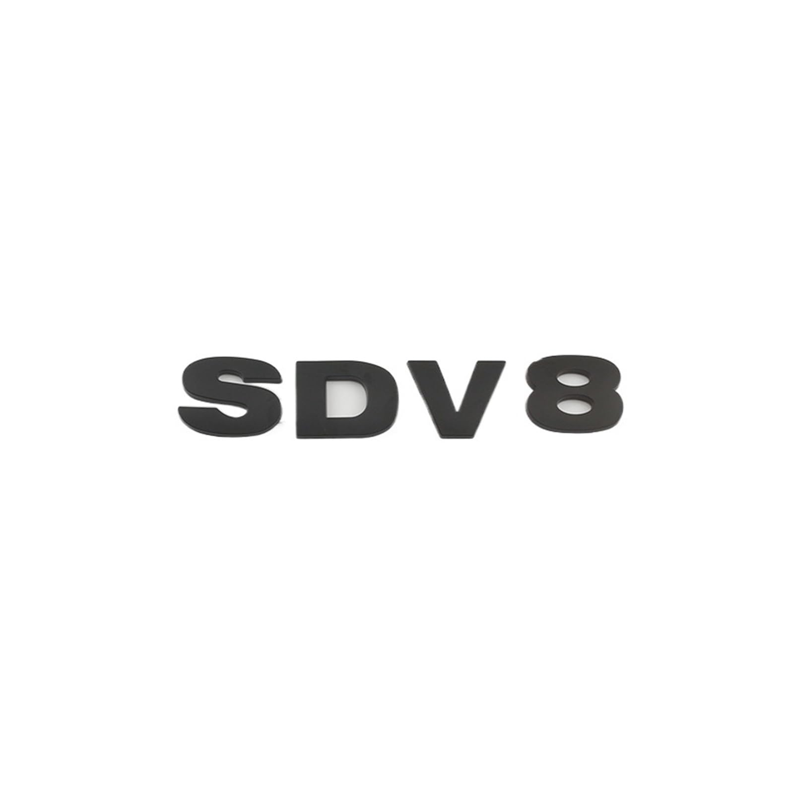 Nibott Sdv8 Matte Black Car Sdv6 Sdv8 Trunk Logo Badge Emblem Decals Sticker Fit For Land Rover Range Rover Sport Discovery 4 Defender Accessories (Color : )