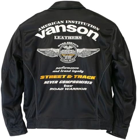 【VINSON】希少 バンソン メッシュバイカージャケット 3XL 黒 楽天市場】【在庫あり 即納】VANSON バンソン VS25103S メッシュ