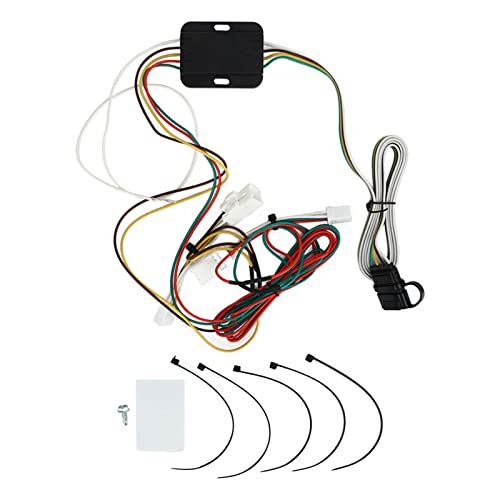 4 Pin Trailer Wiring Harness Kit, Sensitive Flexible Fast Connection for Rav4 2001 to 2005, 55307 Trailer Wiring Harness with 4 Pin Setup