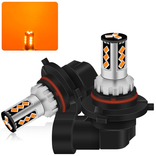 Amazon | Fenikso 9006 HB4 LED フォグランプ オレンジ/アンバー 24V