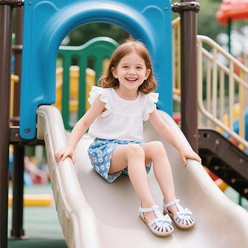 Image of Kiderence Toddler Girls Sandals Little Girls Kids Summer Shoes Toddler Sandals