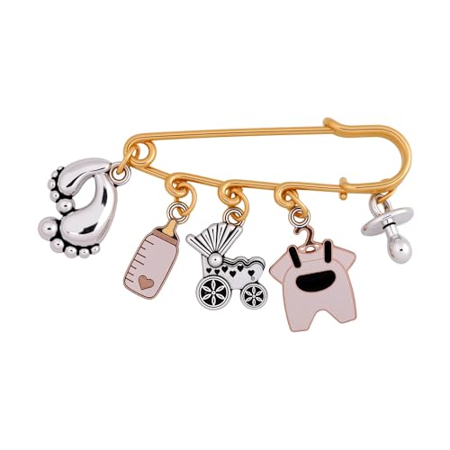 Broche de regalo de anuncio de embarazo para futura mamá, regalos de Navidad para futura mamá, regalos de Navidad para mamá, mamá, felicitaciones, regalos de embarazo, broche de bebé