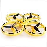 rollen. Lihgfw Best Geburtstags-Geschenk Smart Gesture Sensing Drone-Flugzeug-Spielzeug Fernbedienung Kinder vierachsigen Somatosensory Flugzeug Suspension Gelb