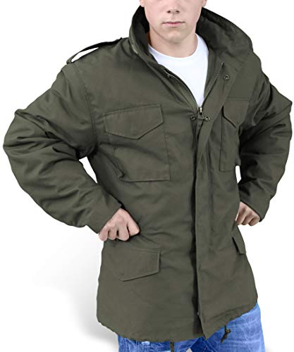 Surplus US Fieldjacket M65 Giacca (Olive,5XL)