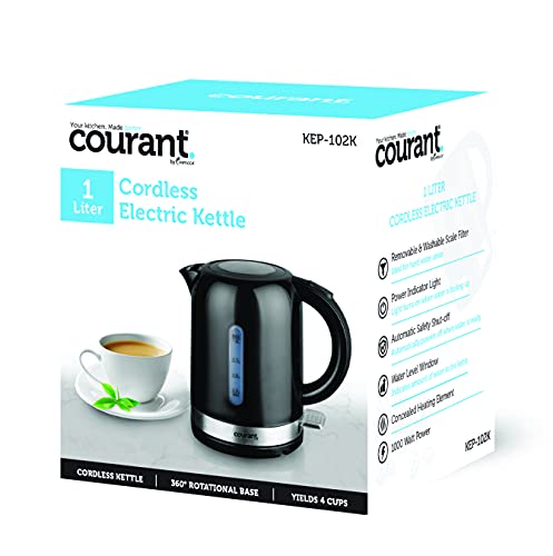 Tetera eléctrica Courant 1 litro con apagado automático miniatura 3