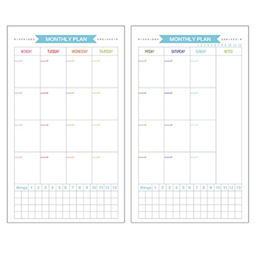 toymy Toy 40u00a0feuilles A5u00a06u00a0Filler papier pages avec 6u00a0Trous pour carnet, Agenda, journal, journal intime
