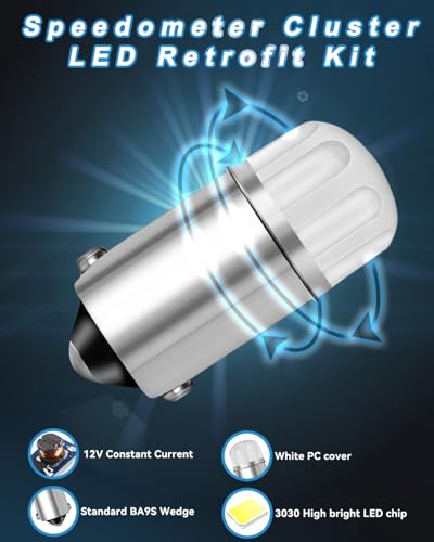 Kit de Bombillas LED para Velocímetro Jeep CJ5 CJ7 CJ8 8 piezas miniatura 2