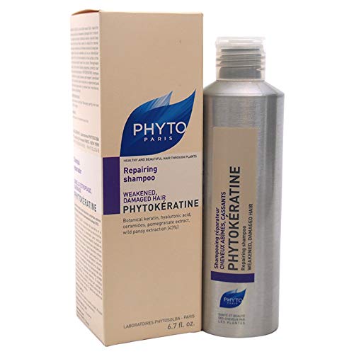 Phyto Phytokeratine Shampoo Riparatore con Cheratina per Capelli Rovinati, che si Spezzano, Formato da 250 ml