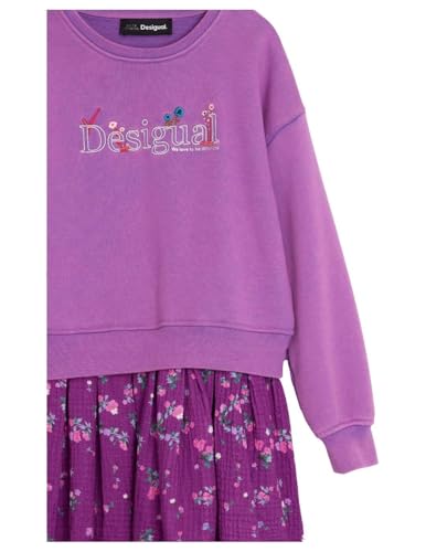 Desigual Girl Knit Dress Long Sleeve3