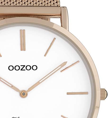 Oozoo Vintage Unisex Watch with Large Mesh Stainless Steel Milanese Metal in Various Sizes and Coats - Image 3