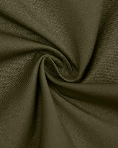 Image of J.VER Men's Short Sleeve Dress Shirts Stretch Stain Shield Casual Button Down Shirts Solid Formal Shirt