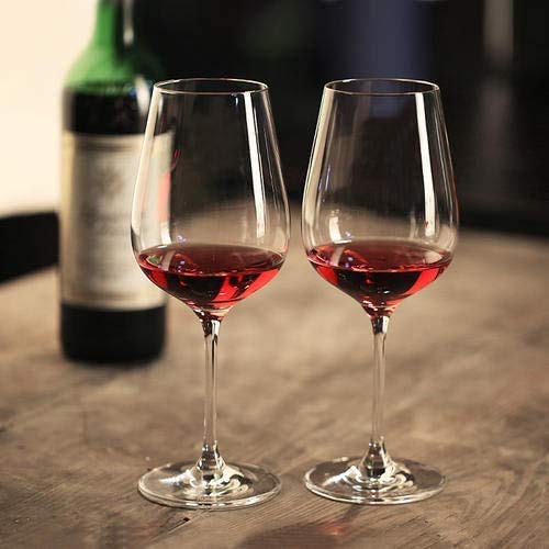 AARAV HOUSE Crystal V-Shape Wine Glass (Pack of 4, Transparent) 3