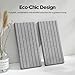 Razborci 2PCS Instant Dry Diatomite Stone Counter Makeup Tray Organizer, Fast Drying Caddy Kitchen Sponge Holder Mat, Bathroom Vanity Toothbrush Bottle Dispenser Soap Dish Rack, Light Gray, 8