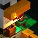 Brickshining LED Lighting Compatible with Lego 21585 Minecraft Chicken Farm - JUST Lights,Light Kit Compatible with Lego Chicken Farm 21585,NOT Included The Mode