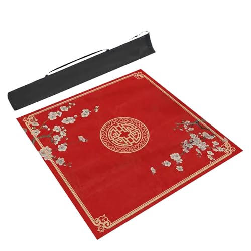 Tapete Square Green Mahjong con bolsa antideslizante miniatura 1
