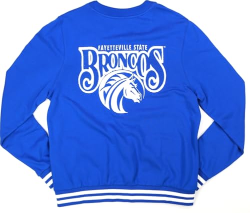 Big Boy Fayetteville State Broncos S6 Mens Cardigan [Royal Blue] - ID#71102-146-85-0-02