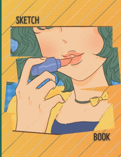 Anime Sketch Book: Blank Sketchbook For Drawing, Doodling, Journaling and Coloring, Anime Drawing Books For Teens, Aesthetic Sketchbook