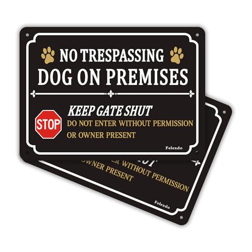 Panneau de clôture Dog on Premises pour éviter la fuite des chiens