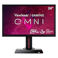 ViewSonic OMNI XG2402 24 Inch 1080p 1ms 144Hz Gaming Monitor with FreeSync Premium, Eye Care, Advanced Ergonomics, HDMI and DP for Esports (2020)