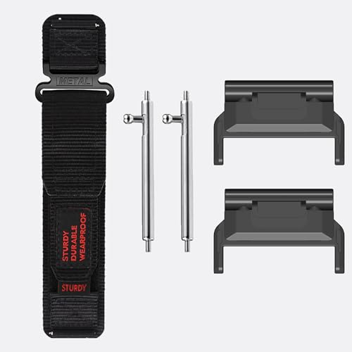 Bracelet nylon Fenix 8 anti-irritation avec boucle QuickFit robuste - 3