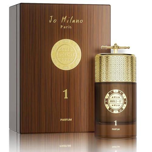 Jo Milano Roll It 1 Parfum Spray - 3.4 oz (100ml) - Oud, Musk, Amber, Lemon Scent - Long Lasting Fragrance for Men and Women (Unisex)
