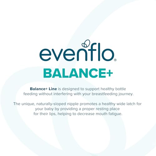 Image of Evenflo Feeding Piece of 6 Balance Plus Wide Neck Nipples for The Balance Plus Wide Neck Baby Bottles, 0 Months and Up