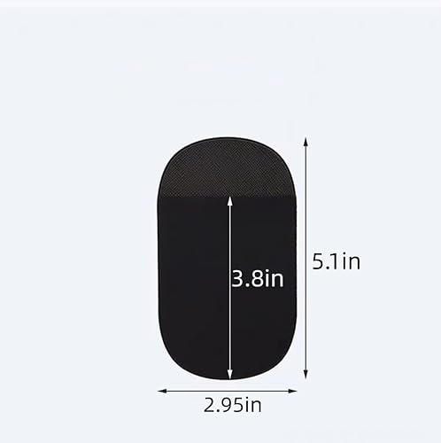 Miniatura 3 de AubRie Bolsa universal para mouse adhesiva, soporte inalámbrico adhesivo reutilizable, sin residuos de pegamento, compatible con Apple Mouse y otros