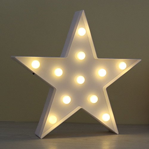 Lámpara de Mesa de Noche LED Estrella Decorativa Tropical miniatura 2