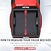 MOSTPLUS Quad Fold Soft Truck Bed Tonneau Cover On Top Compatible for 2015-2024 2025 Ford F150 F-150 Bed Fourth Fold Styleside 5.5 FT Bed Cover