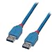 Produktbild LINDY USB 3.0 Kabel Pro  Typ A Stecker auf A Stecker, 3 m, Blau